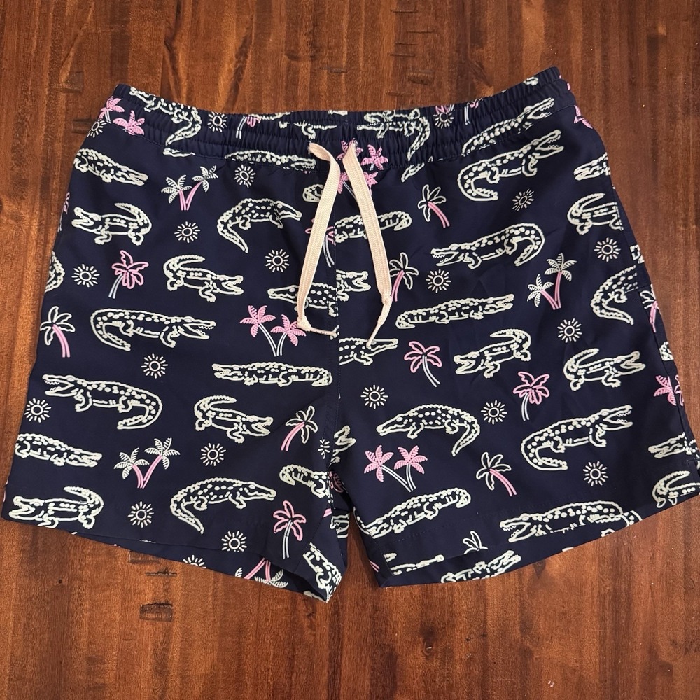 Chubbies Neon Glades Swim Trunks Shorts Bottoms w/ Liner Youth Boys Large 14/16